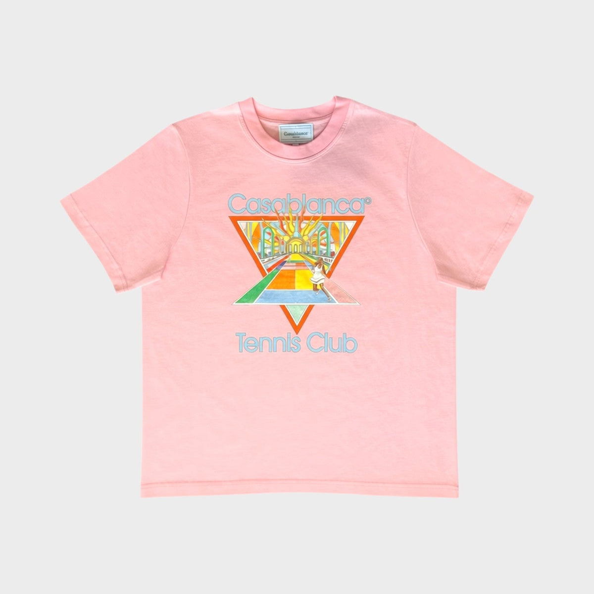T-shirt rose imprimé Tennis Club Icon