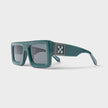 Leonardo Sqaure Frame Arrow Sunglasses Green