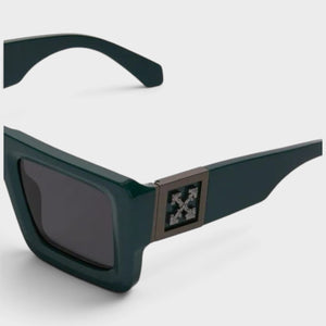Leonardo Sqaure Frame Arrow Sunglasses Green