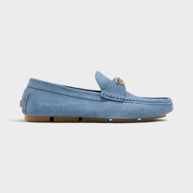 Mocassins La Medusa Driver Bleu Pierre
