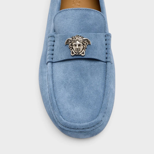 Mocassins La Medusa Driver Bleu Pierre