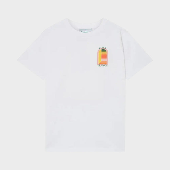 Camiseta de manga corta Gradient L'Arche - Blanca