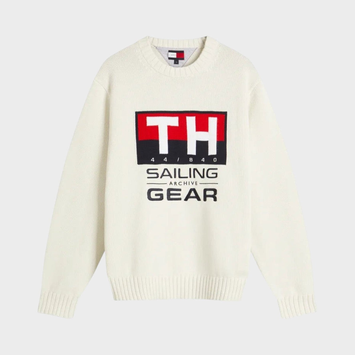 Gi Sailing Crewneck Knit Sweater White