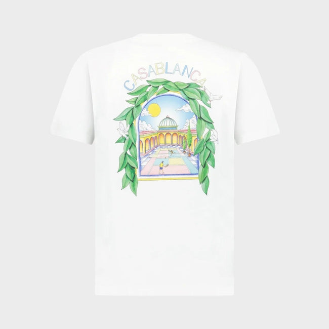 Camiseta de manga corta L'Arche De Tennis blanca
