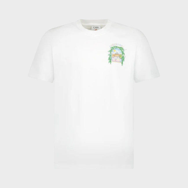 Camiseta de manga corta L'Arche De Tennis blanca