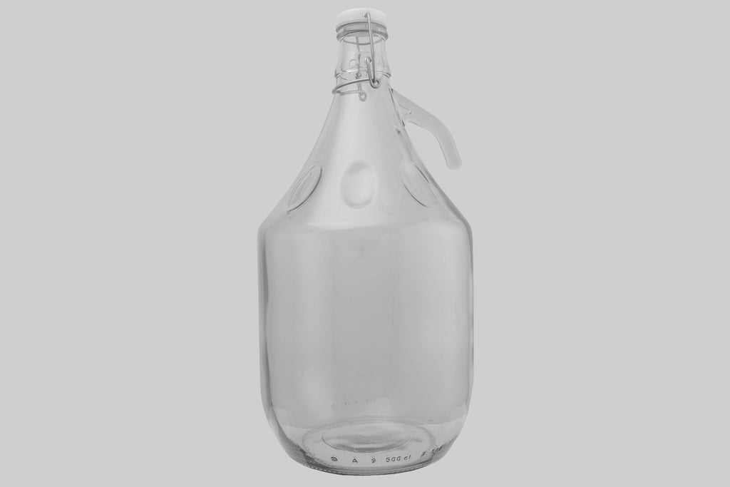 Glass Demijohn 5L 4 Pack Swing Top Cap