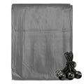 Grey L-Grade Tarpaulin with 10 x 6" Bungee Balls (Black)