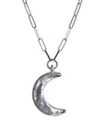 Maxi Crescent Trace Chain Necklace