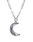 Maxi Crescent Trace Chain Necklace