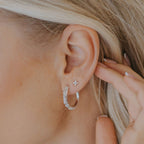 The Silver Hebe Hoops