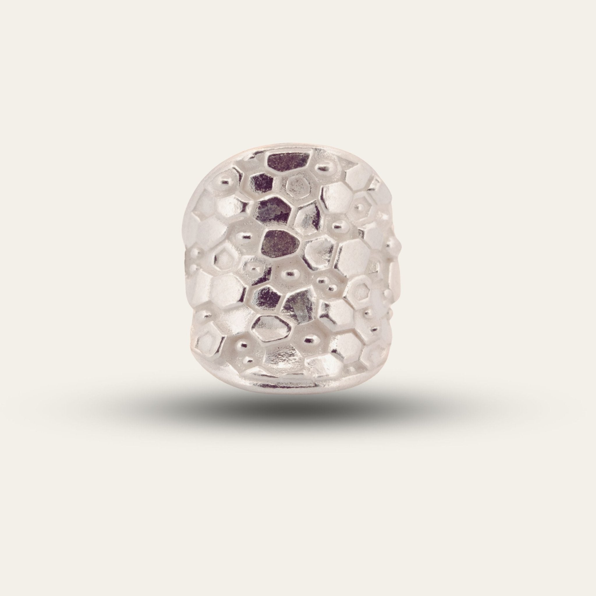 Silver Statement Saddle Ring - Hemera