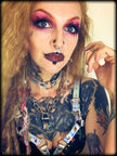 Holographic Silver O Ring Choker