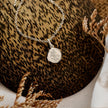 Classic Tiny St Christopher Necklace Sterling Silver 10mm