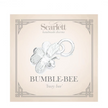 Tiny Bumble-Bee Silver Charm