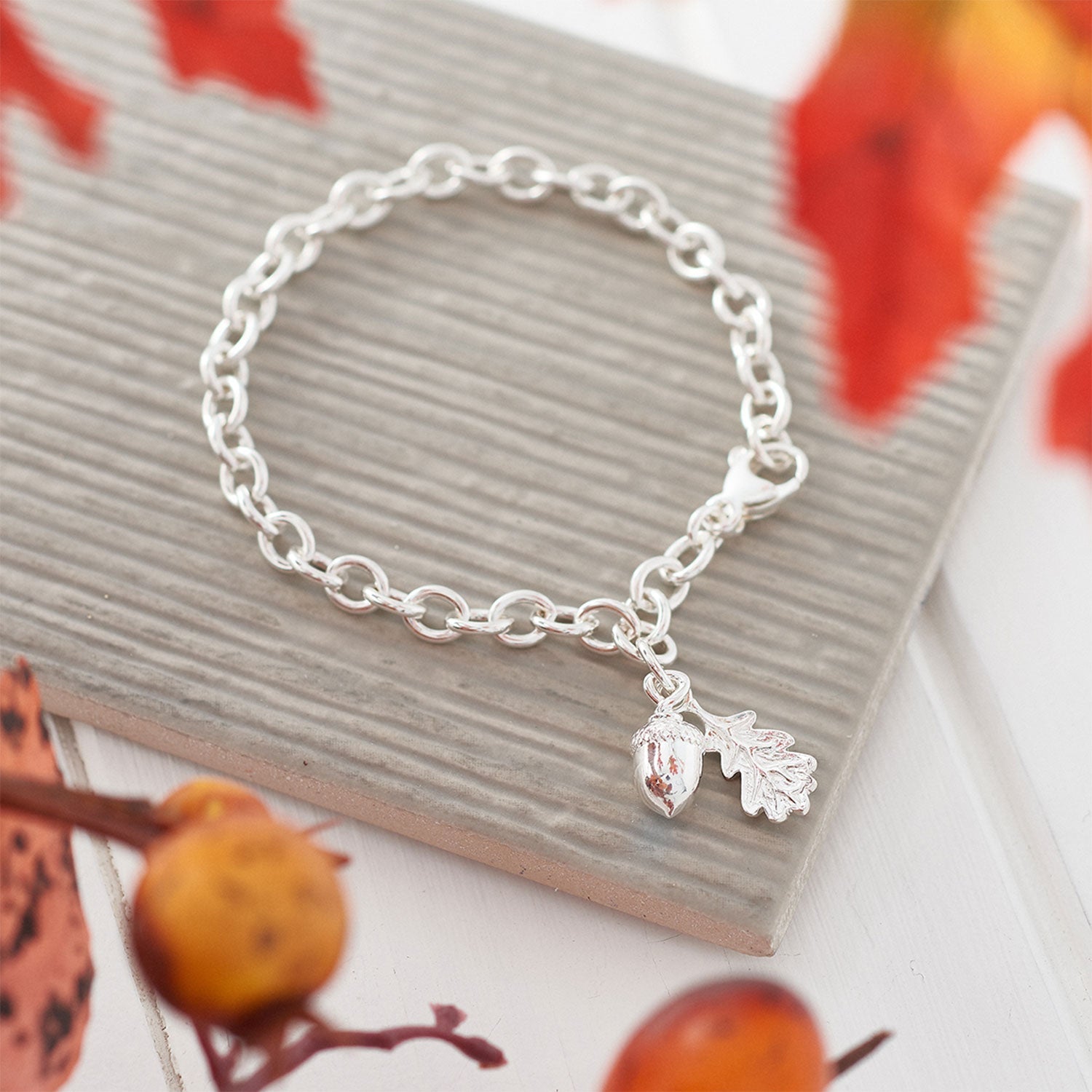 Tiny Beginnings Christening Silver Charm Bracelet
