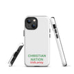 Christian Nation - Tough Case for iPhone®