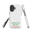 Christian Nation - Tough Case for iPhone®