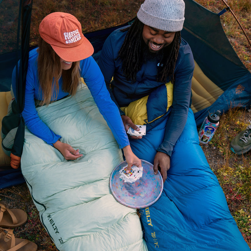 Kelty Cosmic Down 20°F (-7°C) 550-Fill Sleeping Bag - Regular - Dark Blue/Pageant Blue
