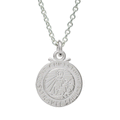 Personalised St Christopher Silver Necklace