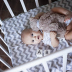 Travel Cot Fitted Sheet 100% Cotton 95x65cm