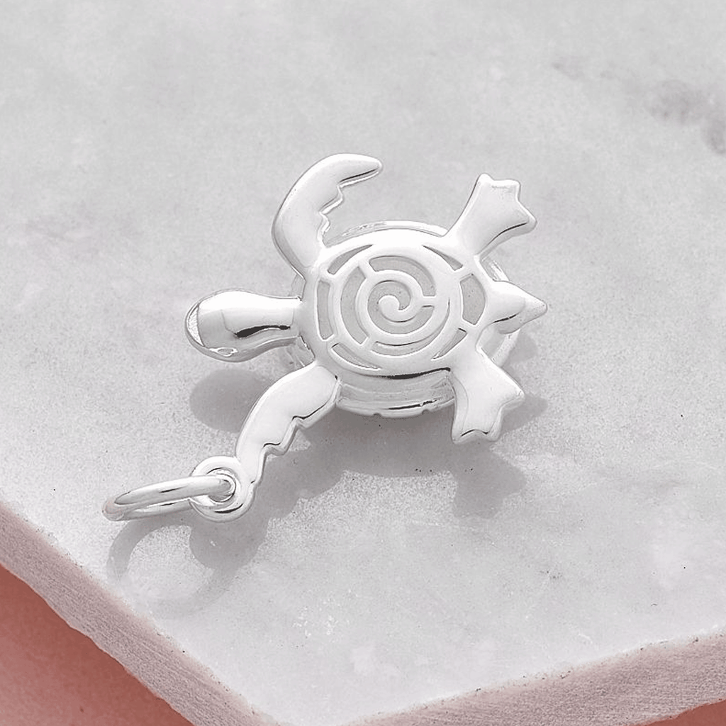 Turtle Silver Charm