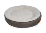 THE LINCOLN | LUXURY TWEED CALMING DONUT DOG BED