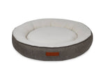 THE LINCOLN | LUXURY TWEED CALMING DONUT DOG BED