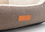 THE LINCOLN | LUXURY TWEED BOLSTER DOG BED