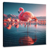 Flamingo Grace Canvas