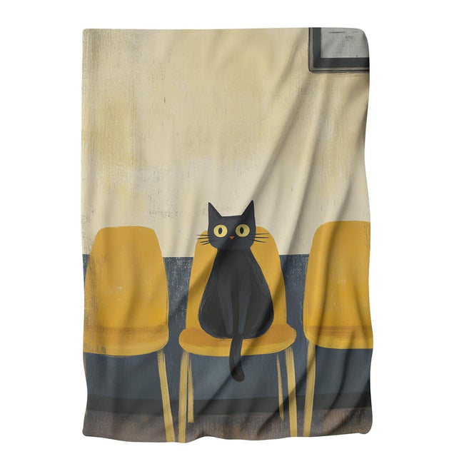 Schwarze Katze Wartedecke