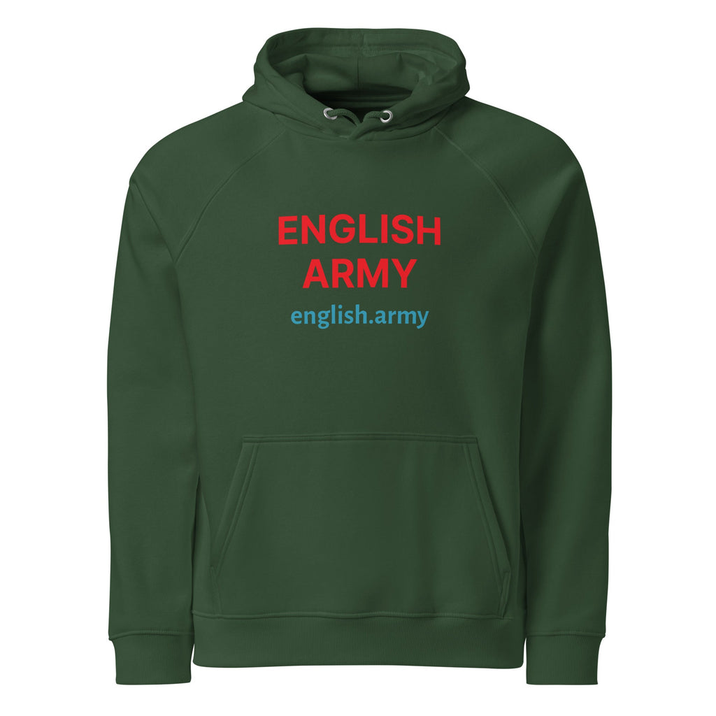 ENGLISH ARMY - Unisex Eco Raglan Hoodie