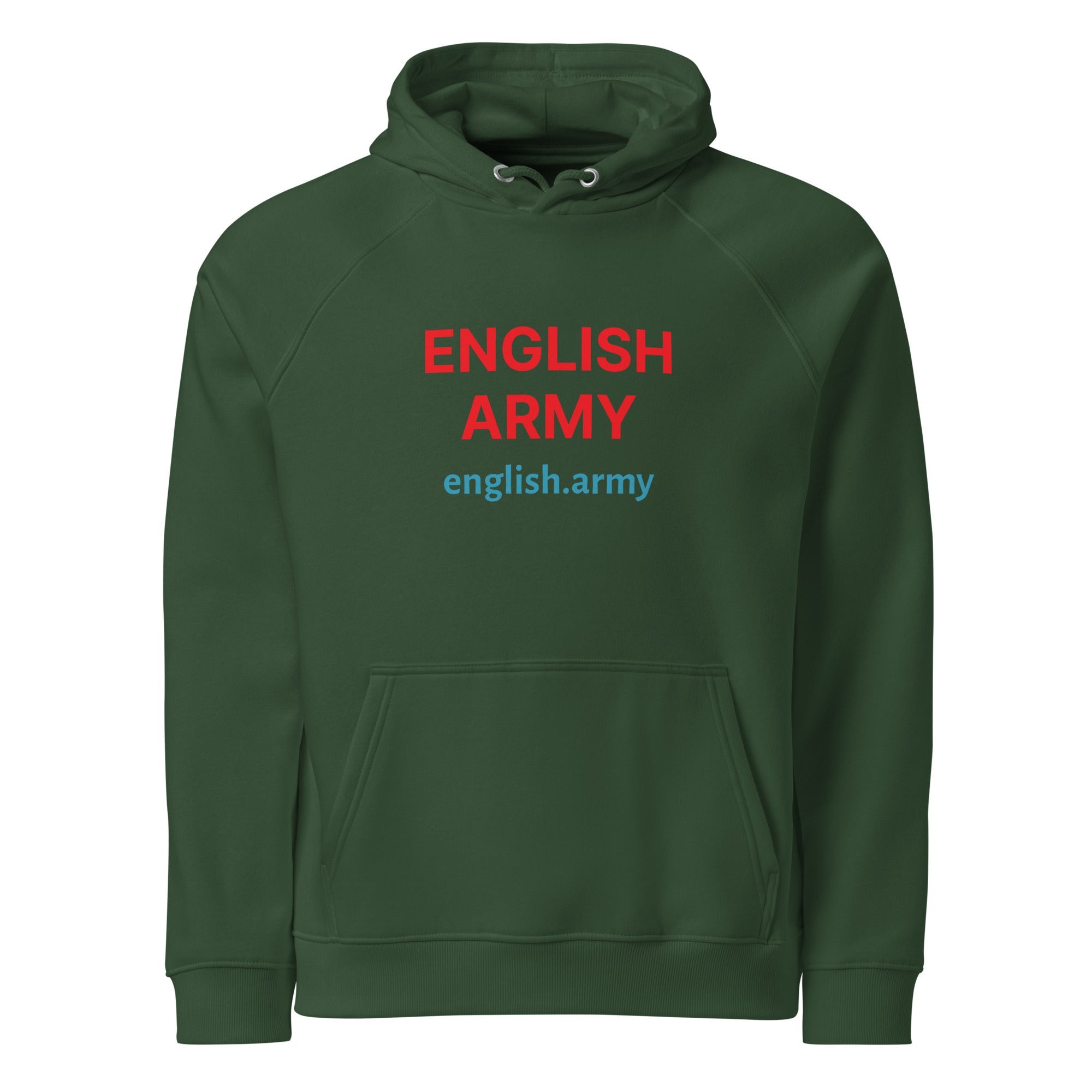 ENGLISH ARMY - Unisex Eco Raglan Hoodie