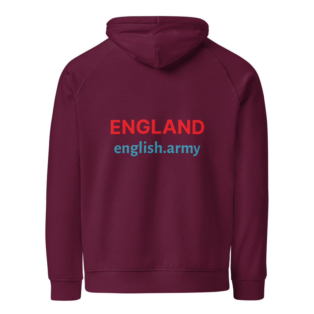 ENGLAND - Unisex Eco Raglan Hoodie