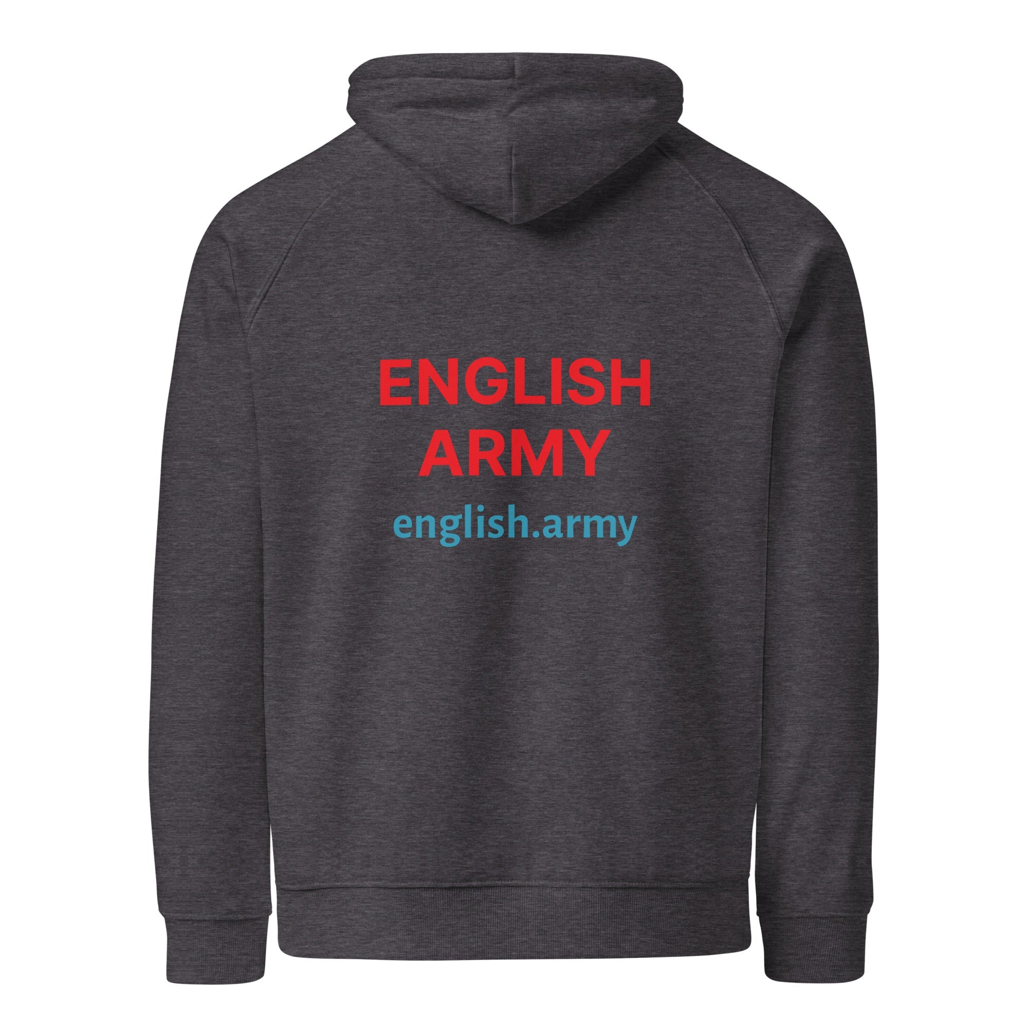 ENGLISH ARMY - Unisex Eco Raglan Hoodie