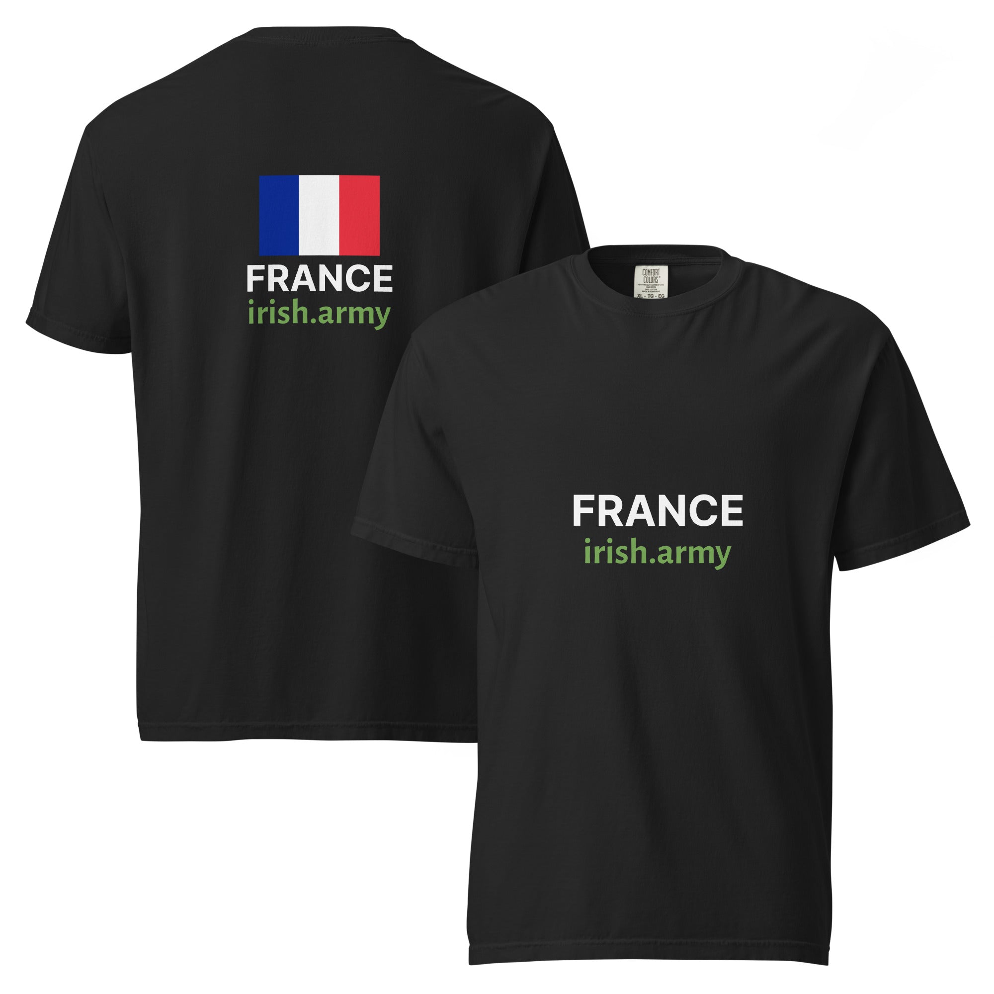 France - Unisex Garment-dyed Heavyweight T-shirt