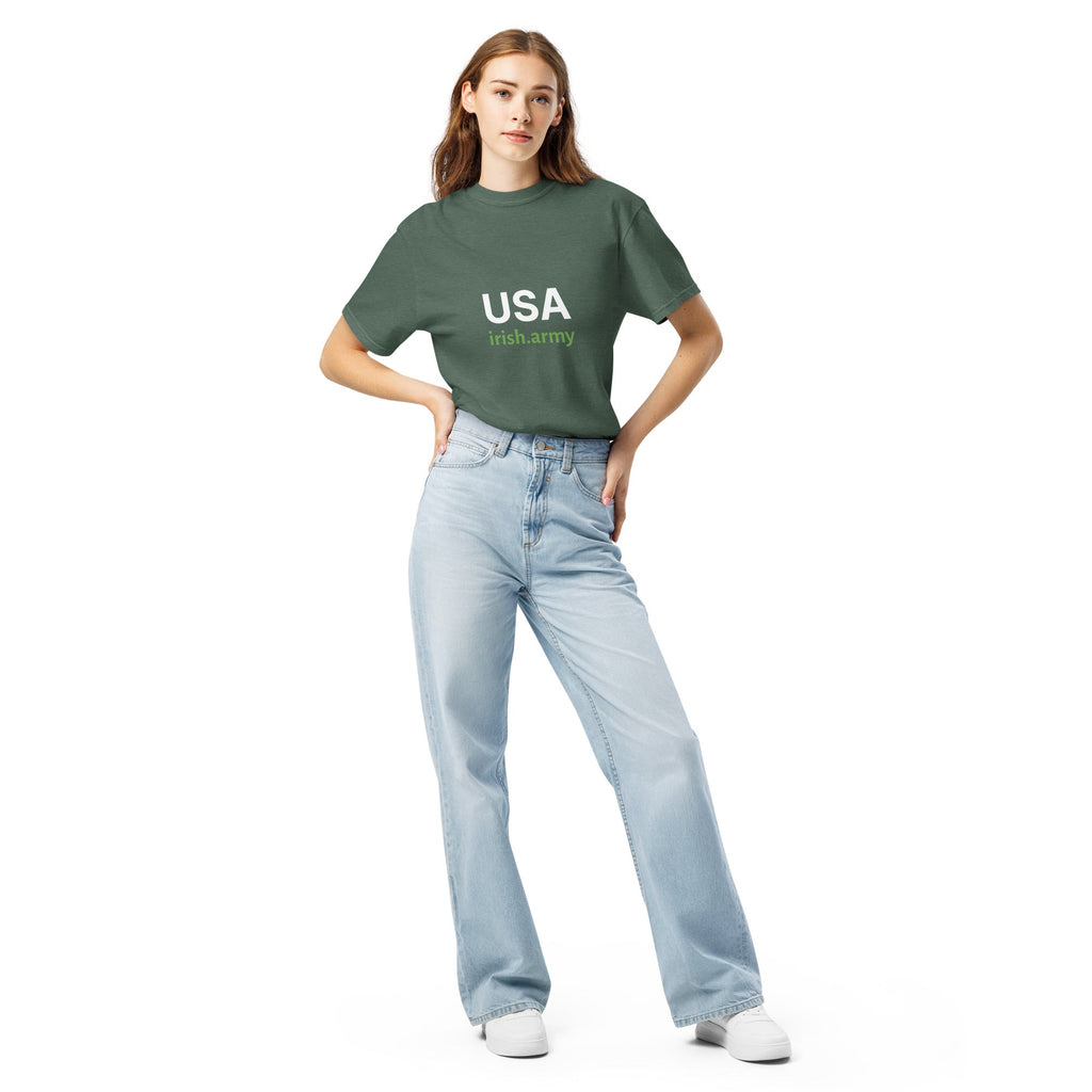 USA - Unisex Garment-dyed Heavyweight T-shirt
