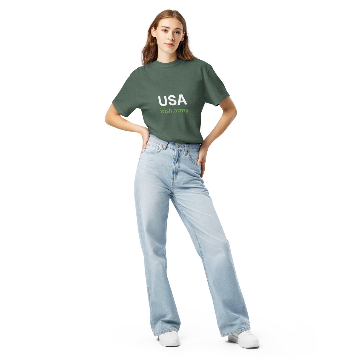 USA - Unisex Garment-dyed Heavyweight T-shirt