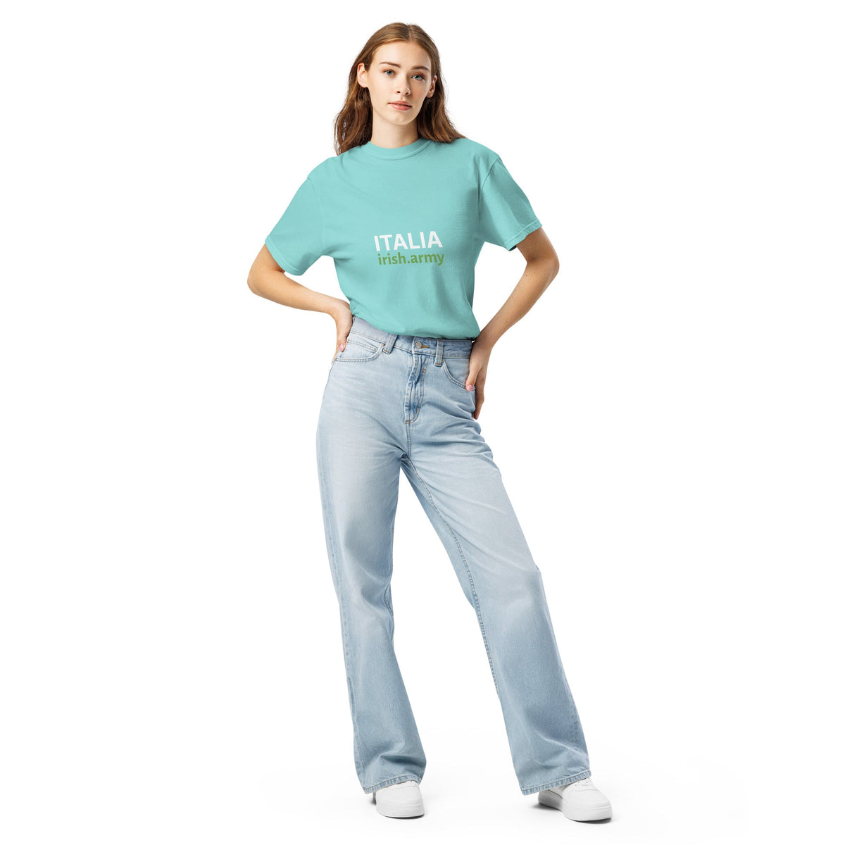 Italia - Unisex Garment-dyed Heavyweight T-shirt