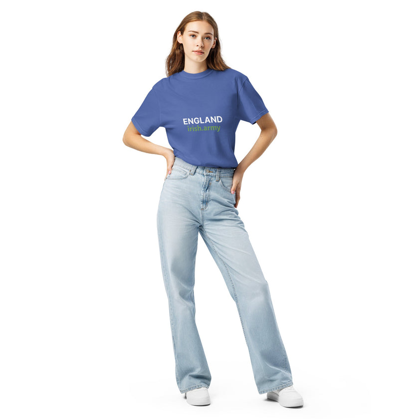 England - Unisex Garment-dyed Heavyweight T-shirt