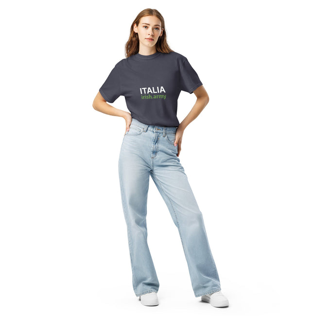 Italia - Unisex Garment-dyed Heavyweight T-shirt