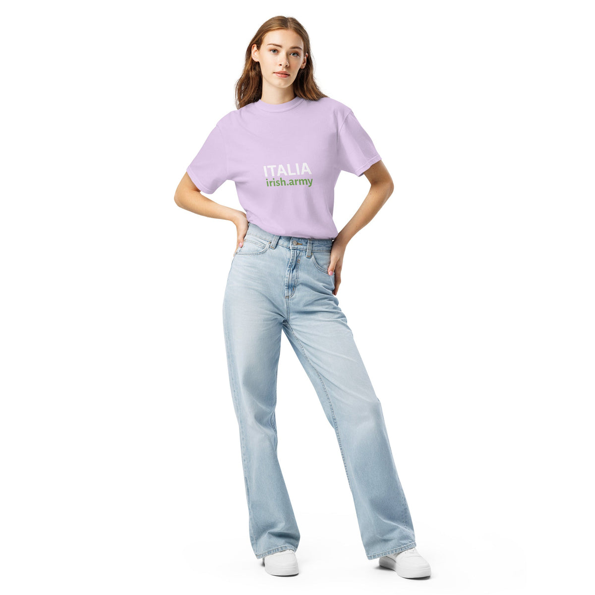 Italia - Unisex Garment-dyed Heavyweight T-shirt
