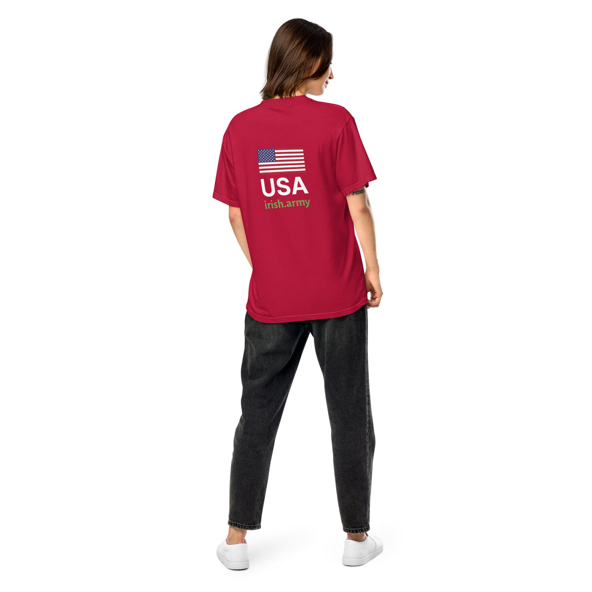 USA - Unisex Garment-dyed Heavyweight T-shirt