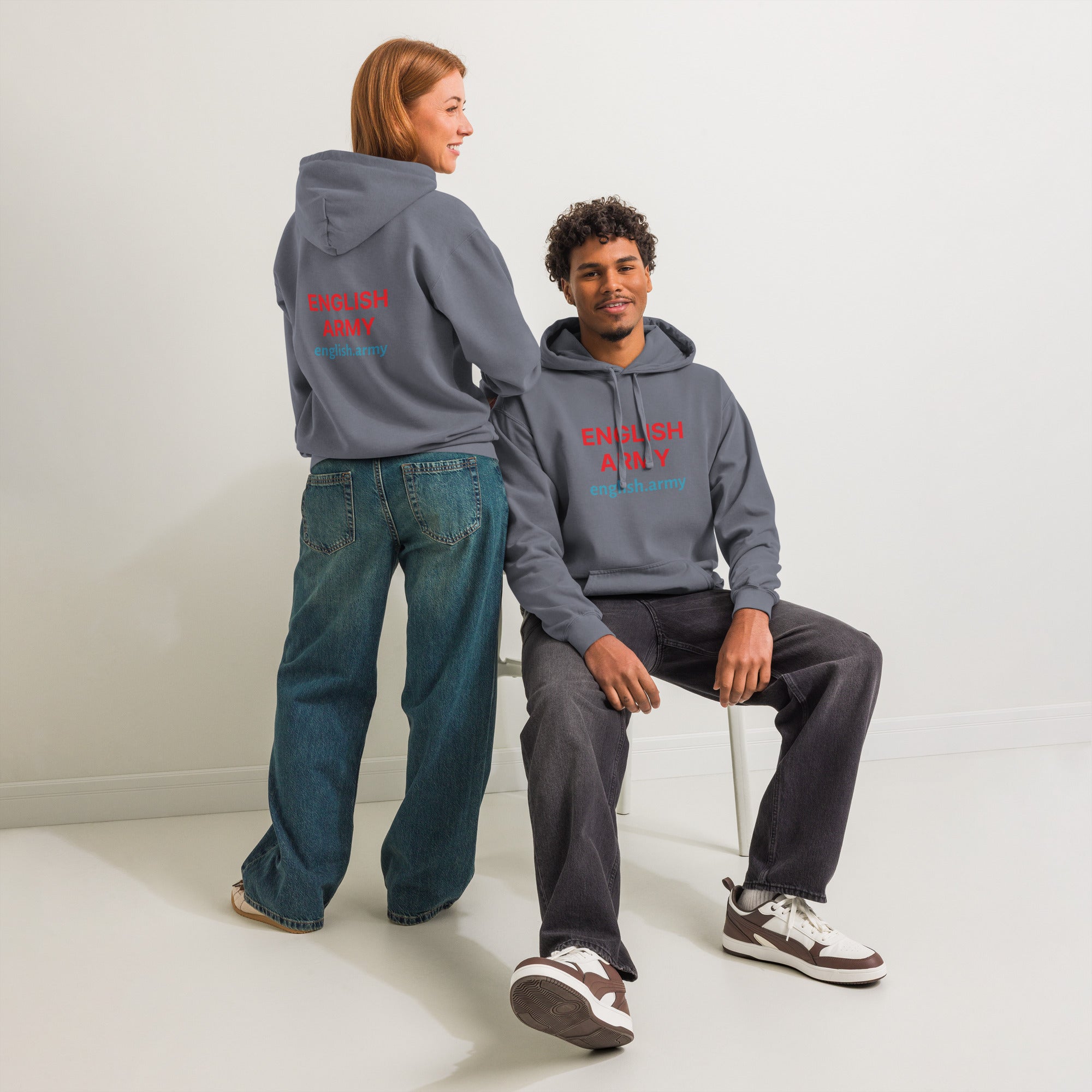 ENGLISH ARMY - Unisex Garment-dyed Hoodie