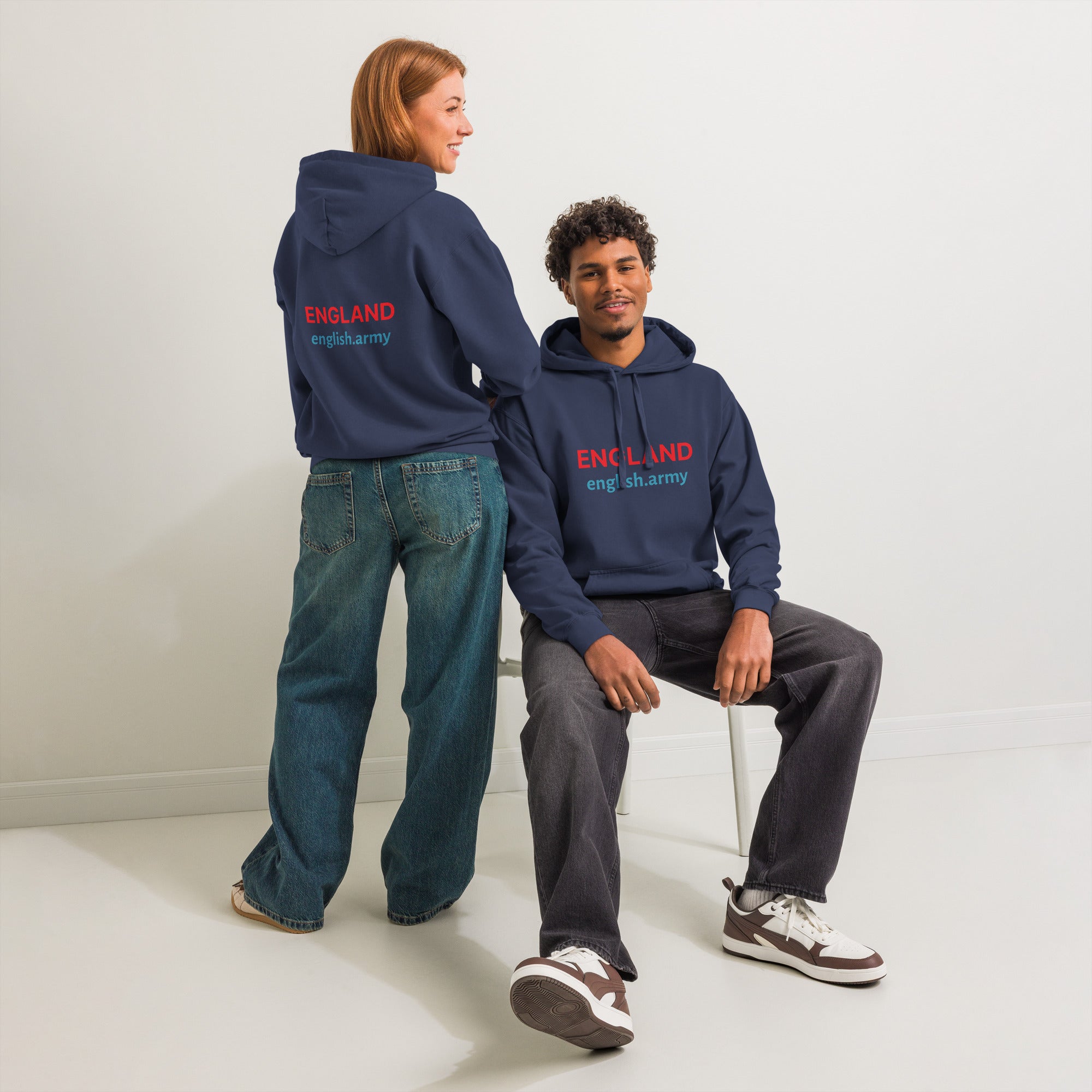 ENGLAND - Unisex Garment-dyed Hoodie