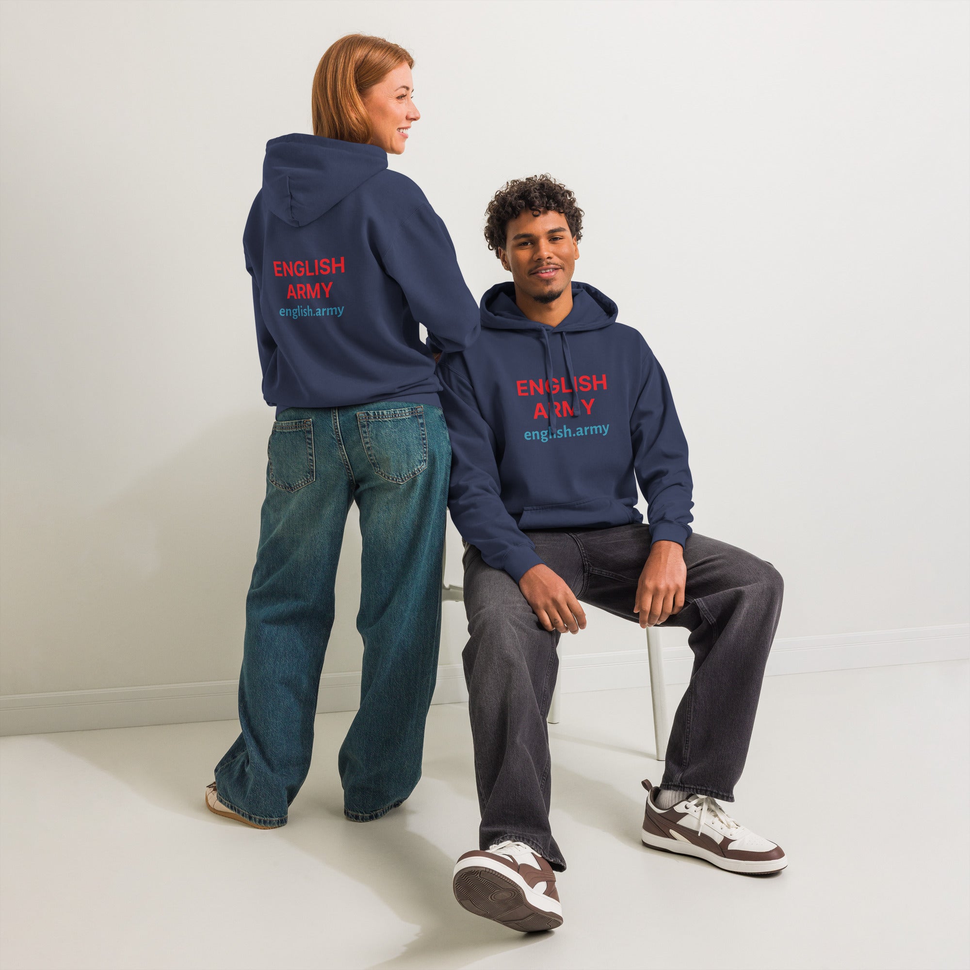 ENGLISH ARMY - Unisex Garment-dyed Hoodie