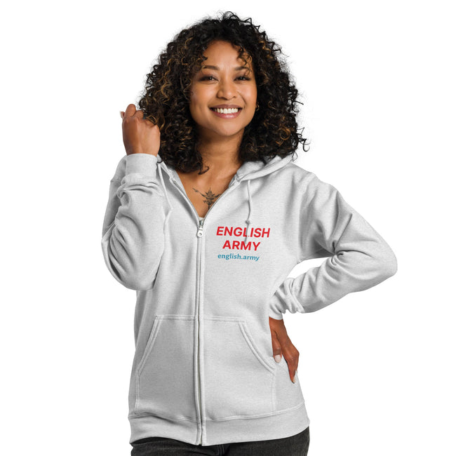 ENGLISH ARMY - Unisex Heavy Blend Zip Hoodie