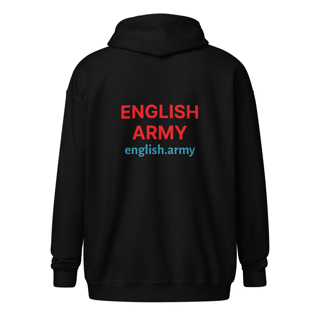 ENGLISH ARMY - Unisex Heavy Blend Zip Hoodie