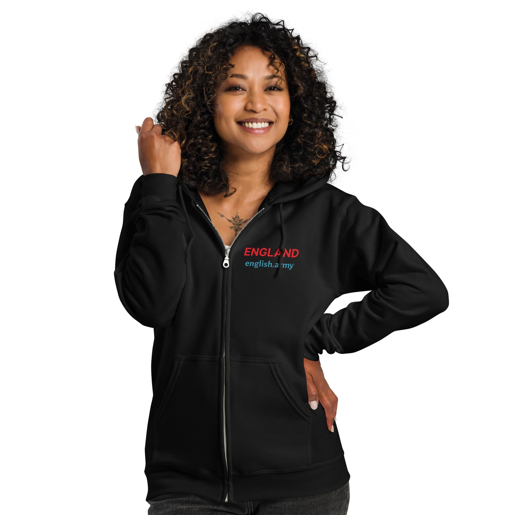 ENGLAND - Unisex Heavy Blend Zip Hoodie