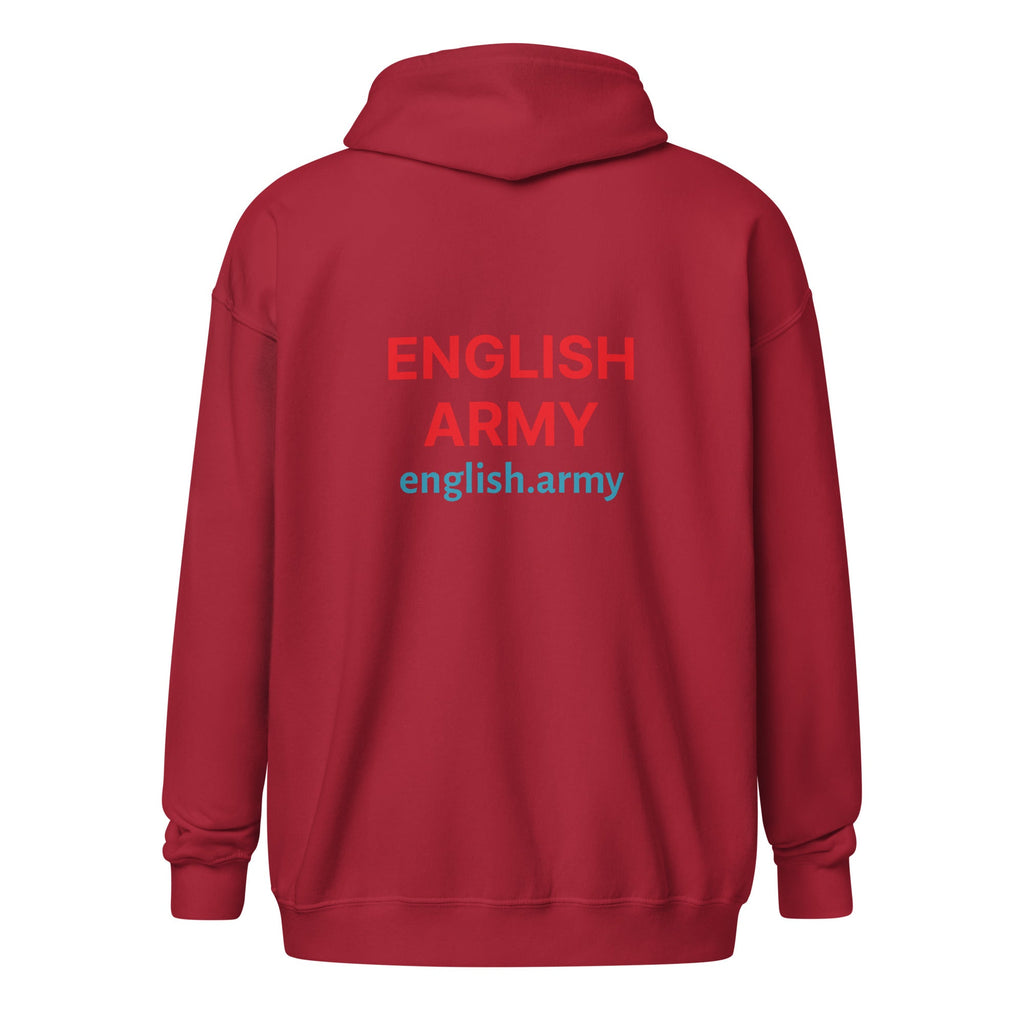 ENGLISH ARMY - Unisex Heavy Blend Zip Hoodie