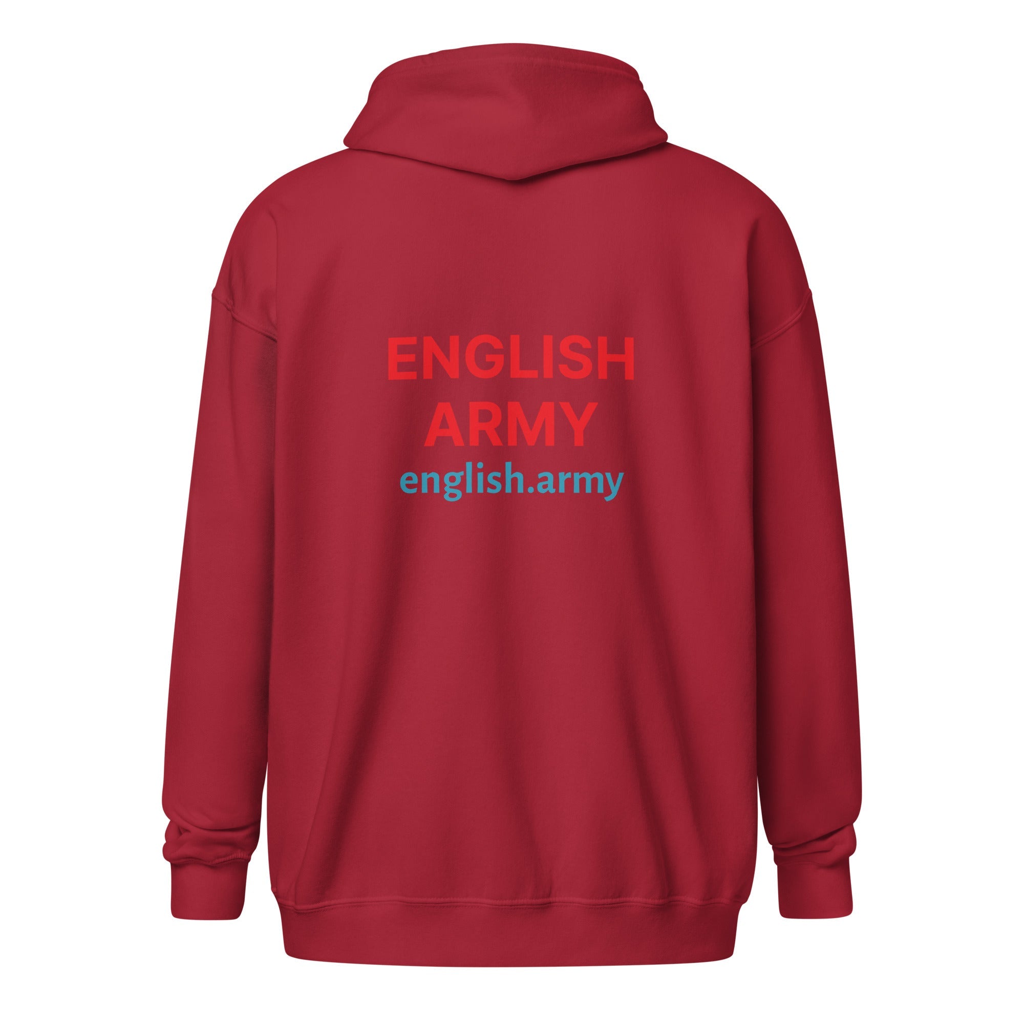 ENGLISH ARMY - Unisex Heavy Blend Zip Hoodie